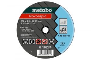 Metabo Cutting Disc - Stainless Novorapid 115 X 1.0 X 22.23 INOX