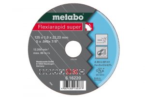 Metabo Cutting Disk - Stainless Flexiarapid 125 X 1.0 X 22.23 INOX