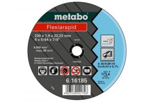 Metabo Cutting Disk - Stainless Flexiarapid 230 X 1.9 X 22.23 INOX